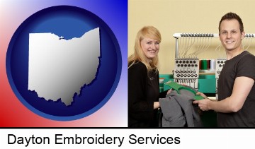 embroidery services company employees in Dayton, OH